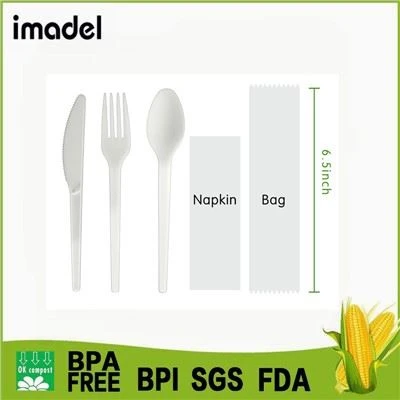 Kit de couverts biodégradables